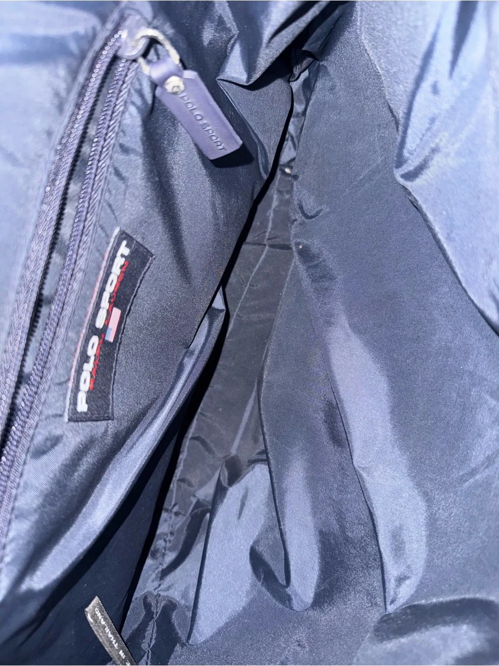 Polo by Ralph Lauren Navy and Black Polo Sport Messenger Bag